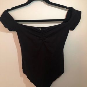 Black bodysuit from Free People